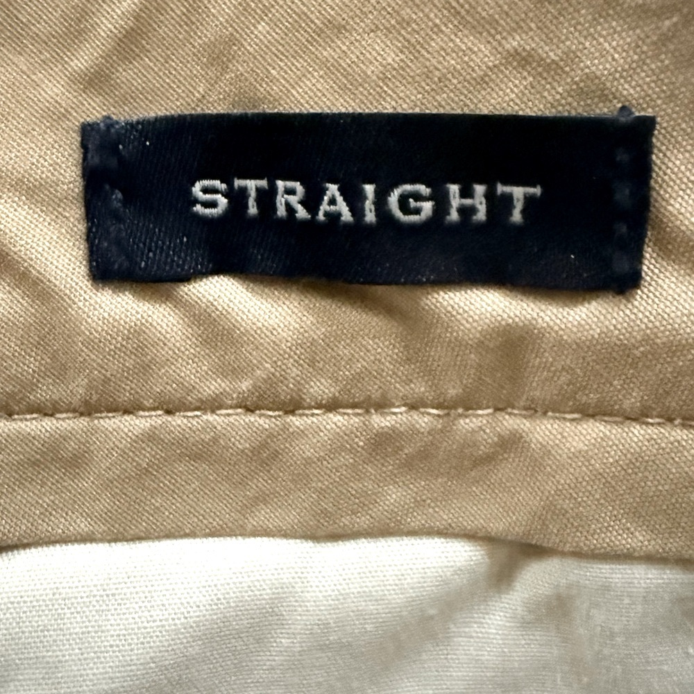 Men’s J. Crew Flex Straight Stretch Pants! Tan! Size 34x34 - Picture 3 of 5